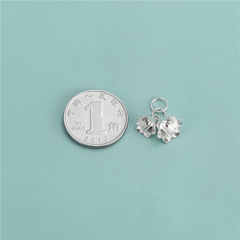 [S925] Charm bạc hoa treo - MH130