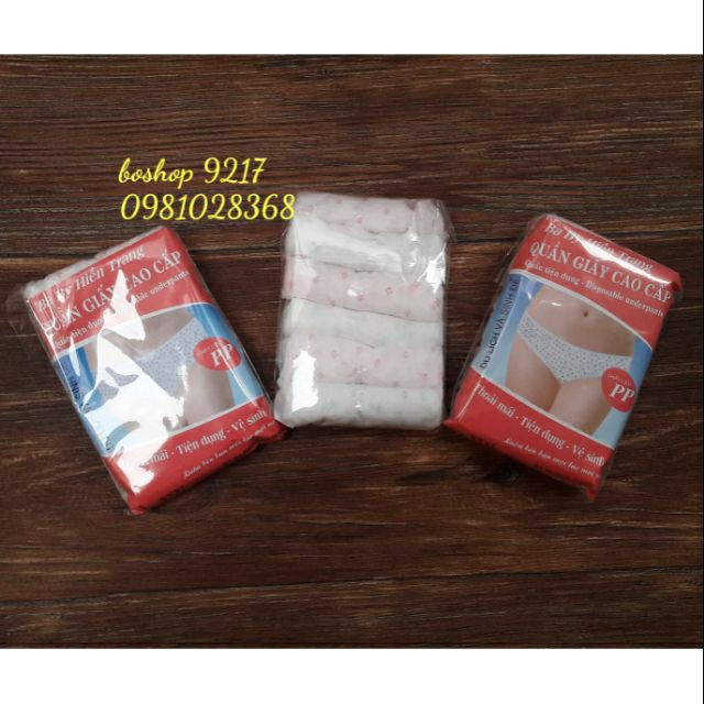 6 Chiếc Quần Lót Giấy Baby Hiền Trang ( Cho Mẹ Sau Sinh )