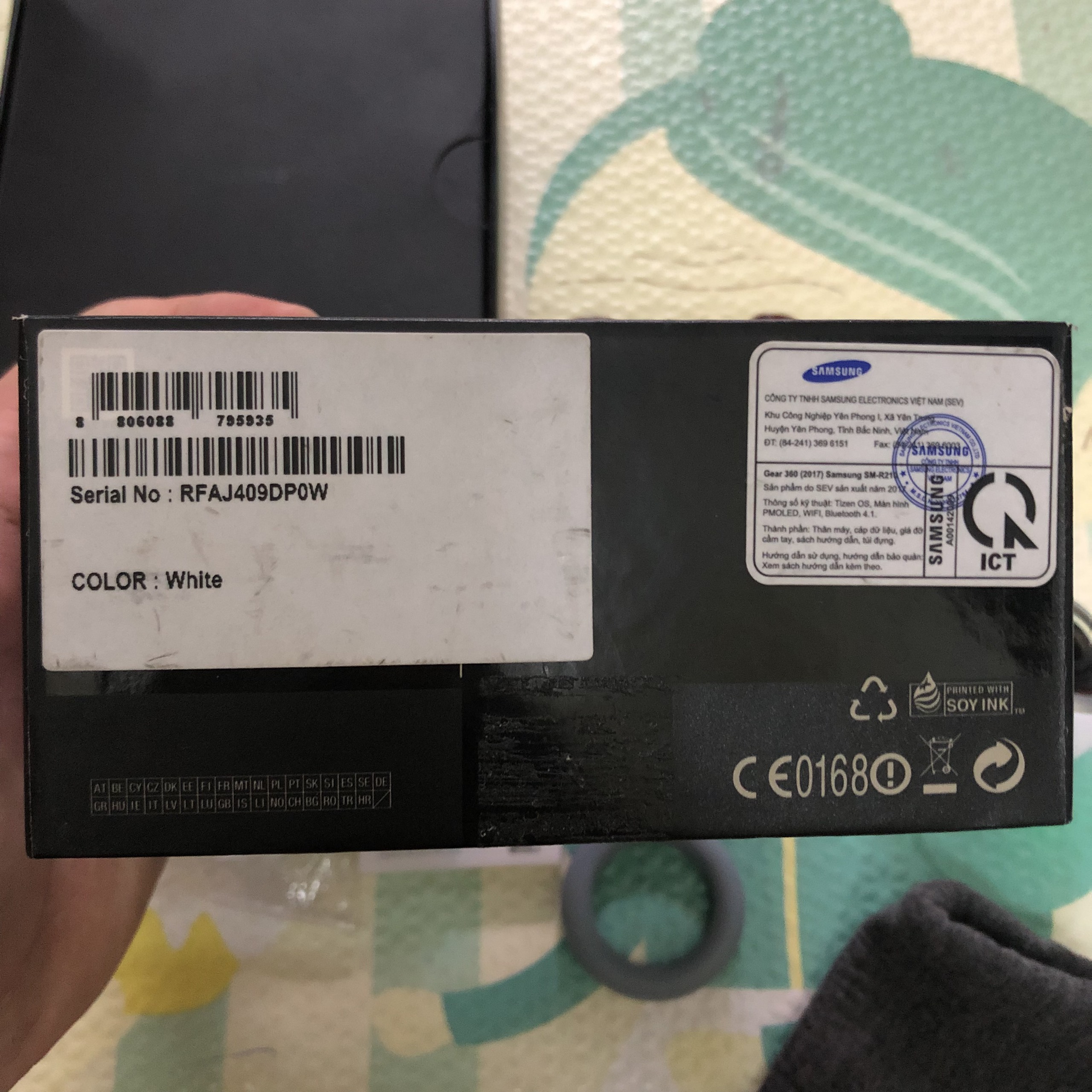 Samsung Gear 360 2017 DM (SM-R210) - Full box 98%