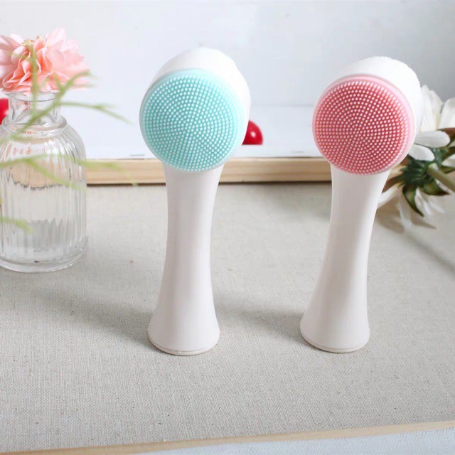 Máy Rửa Mặt, Cọ Rửa Mặt 2 Đầu Hàn Quốc Siêu Hót