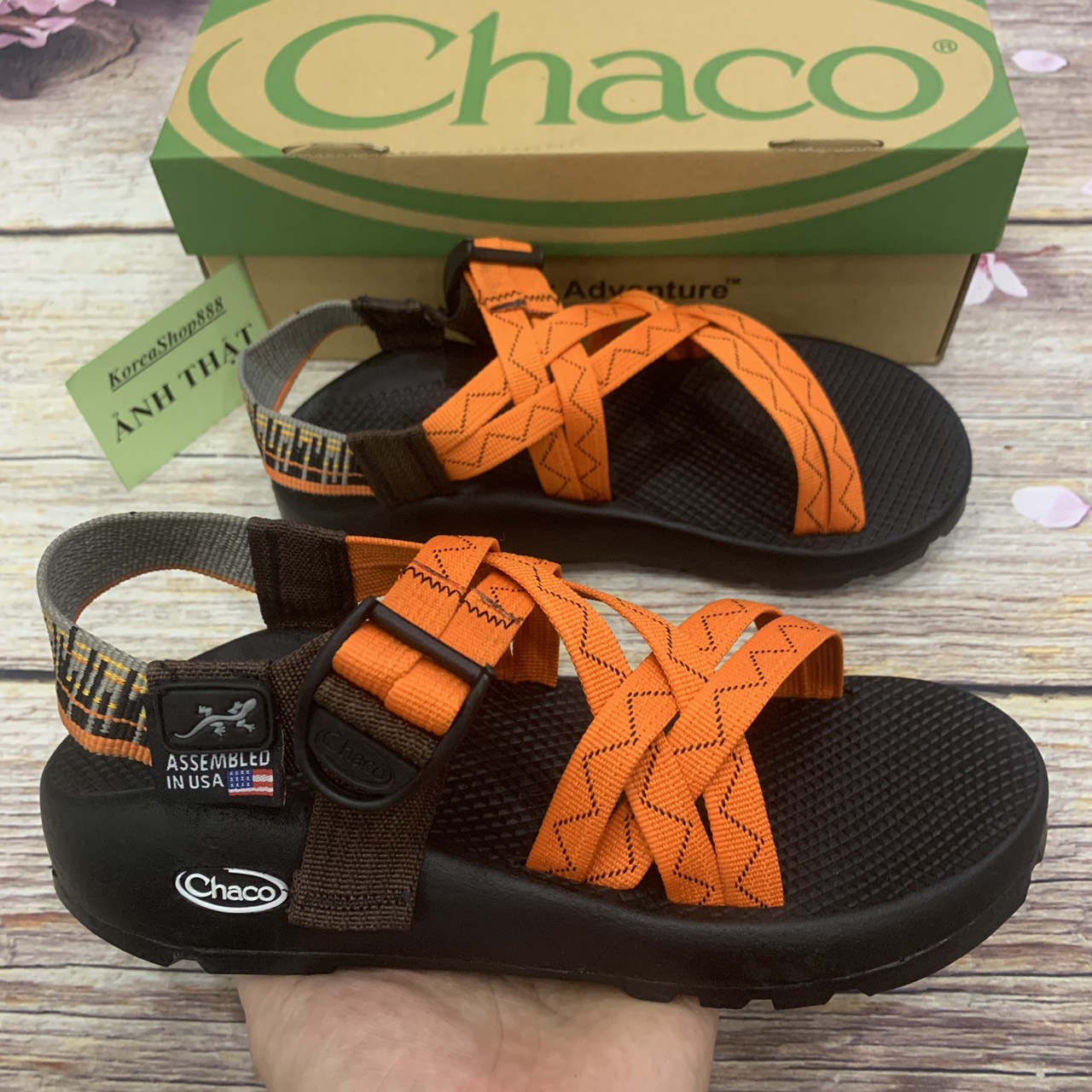 Giày sandal chaco nam dép xăng đan nam chaco dép chaco nam quai kép mã d153