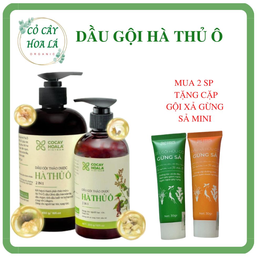 Dầu gội thảo dược Hà Thủ Ô.