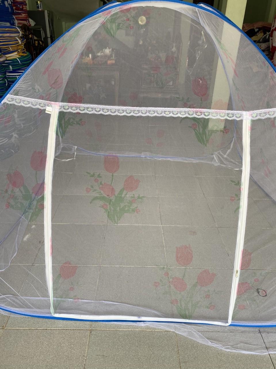 Màn chụp tự bung, màn du lịch, kích thước 1m8 x2m