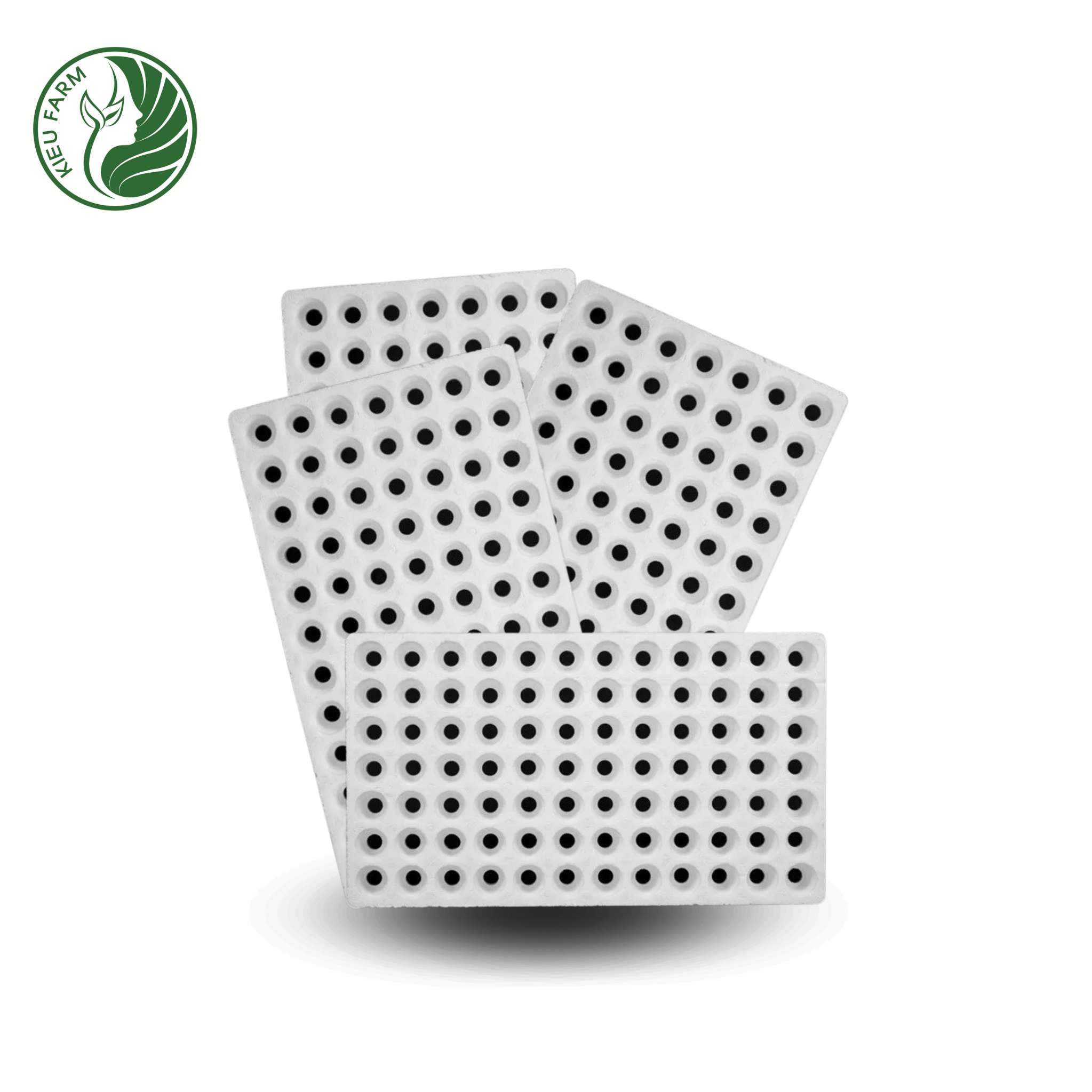 Combo khay xốp ươm hạt (loại 84 lỗ)_KIEUFARM_Combo 5,10,15,20 khay_Gọn nhẹ, tiện lợi, tái sử dụng được nhiều lần