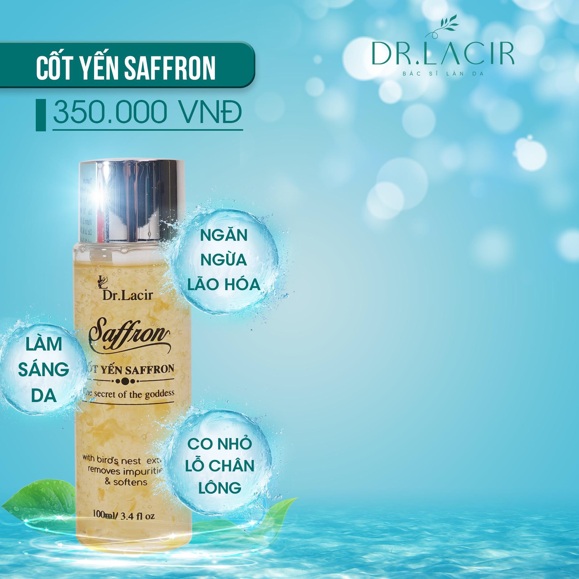 Cốt Yến Saffron Dr Lacir 100ml (chính hãng100%)