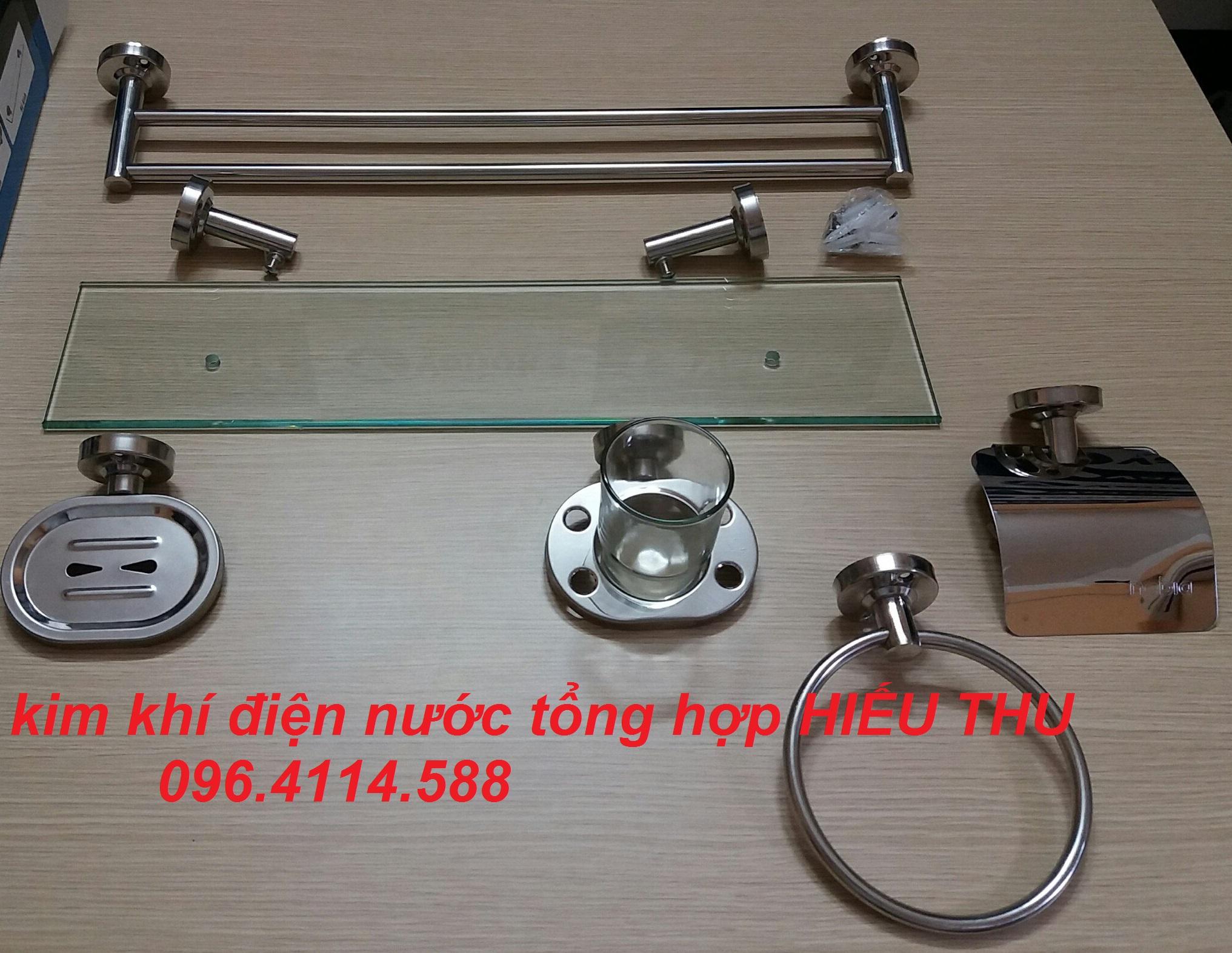 Bộ Phụ Kiện 6 Món Phòng Tắm Inox 304