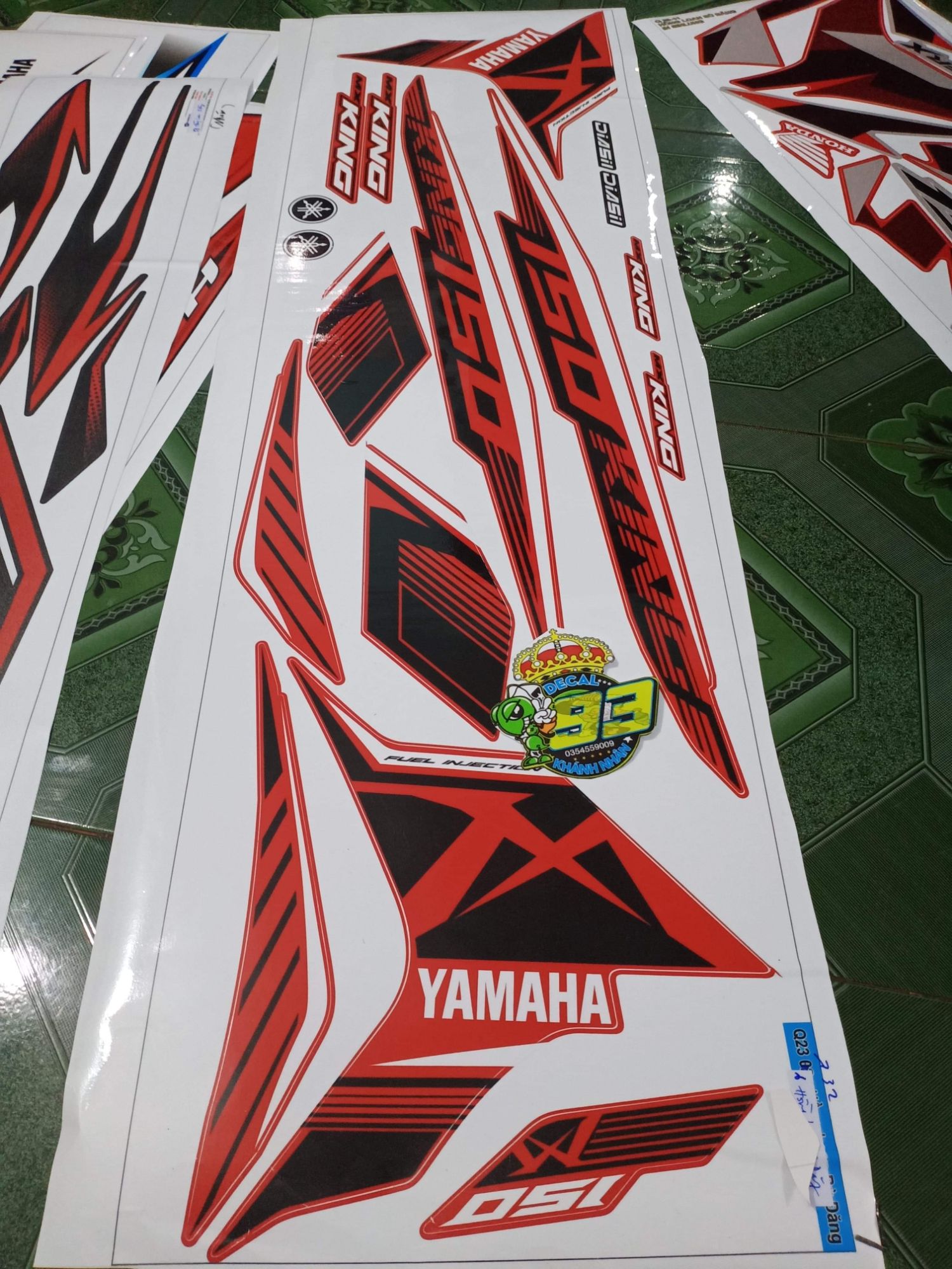 tem rời ex 150 mxking đỏ. ko bay màu
