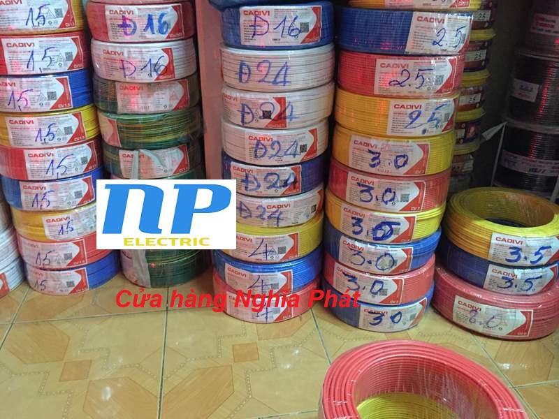 DÂY CÁP ĐIỆN CADIVI 4.0 - Cuộn 100 mét