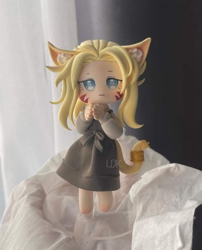 Tấm đế tròn mica cho tượng chibi, figure đất sét, standee