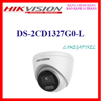 Camera ip dome colorvu lite 2.0 megapixel hikvision ds-2cd1327g0-l