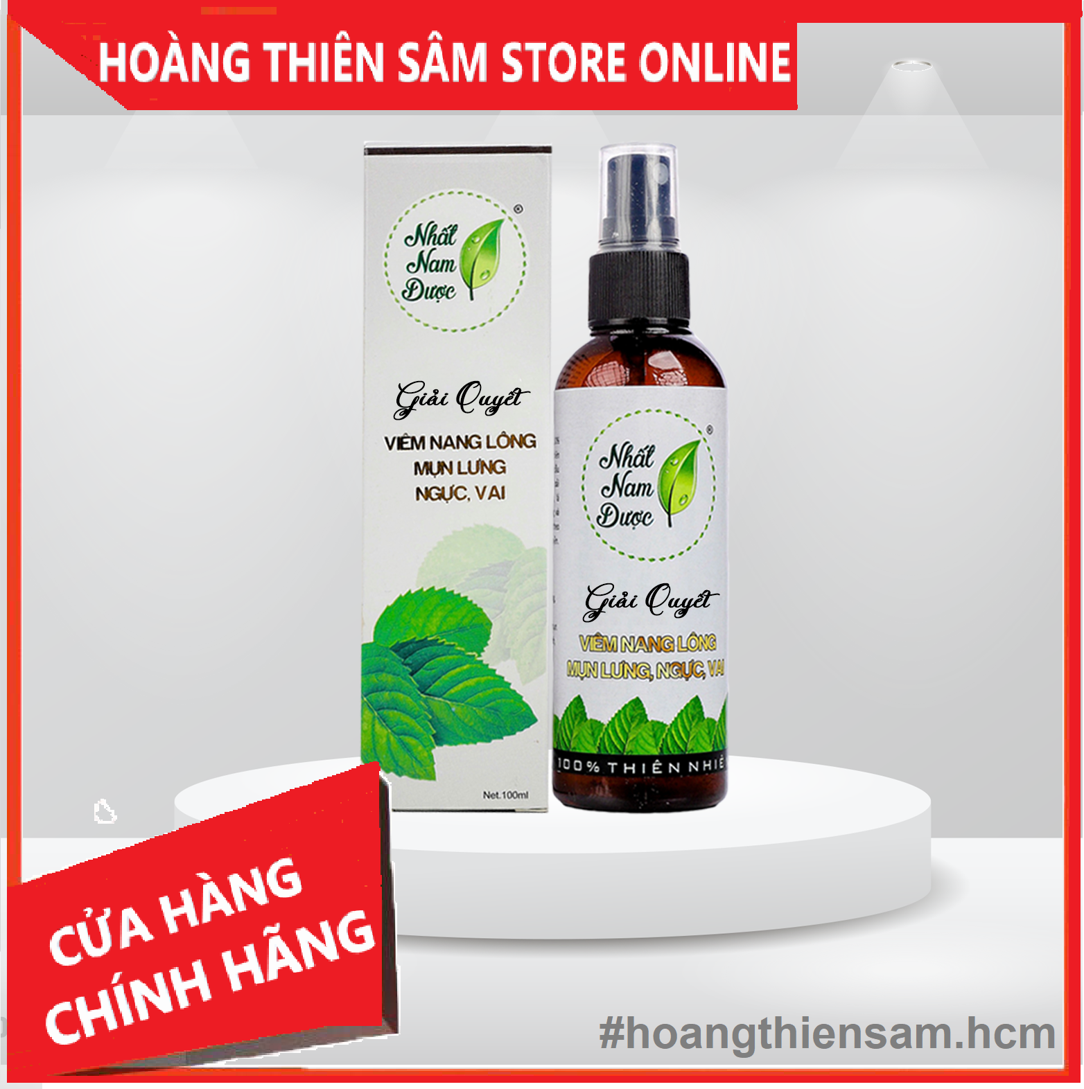 [HCM]Xịt Mụn Lưng Nhất Nam Dược