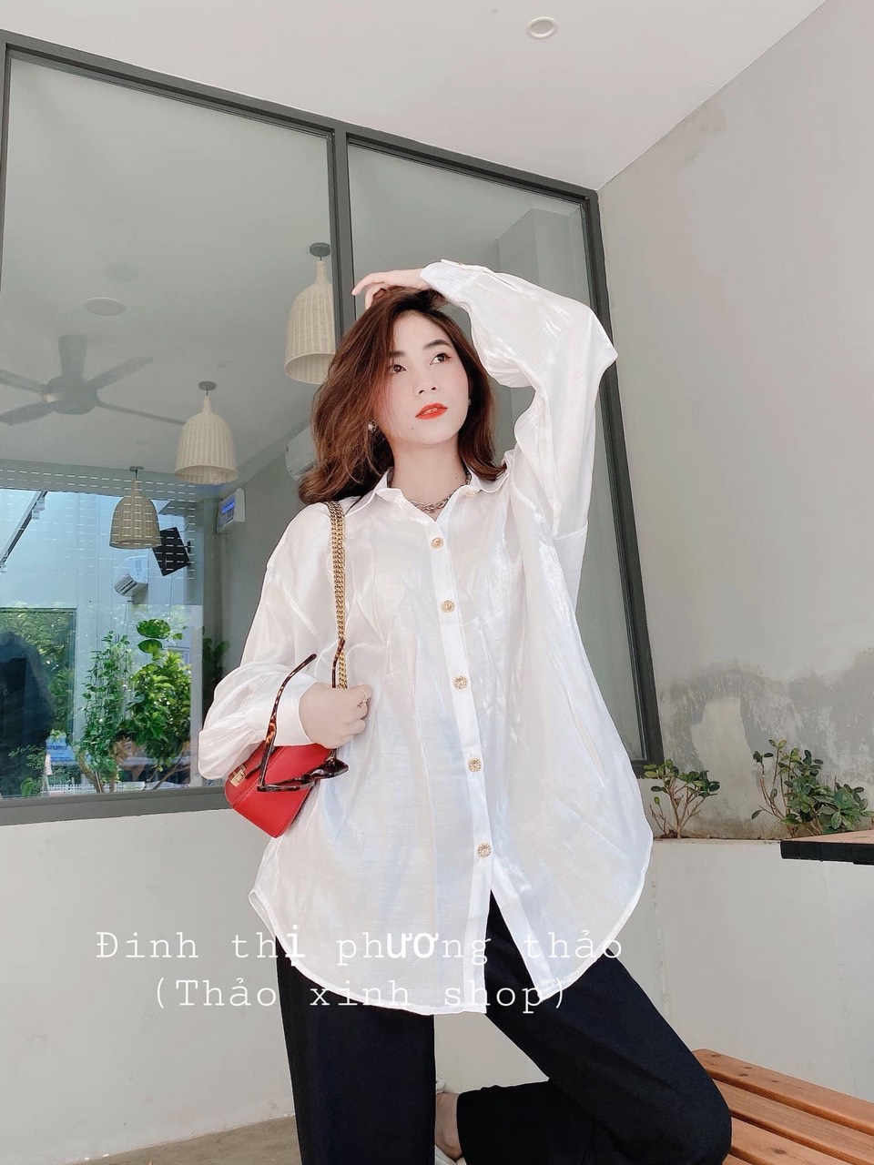 SET QUẦN SUÔNG + ÁO SƠ MI TAY DÀI
