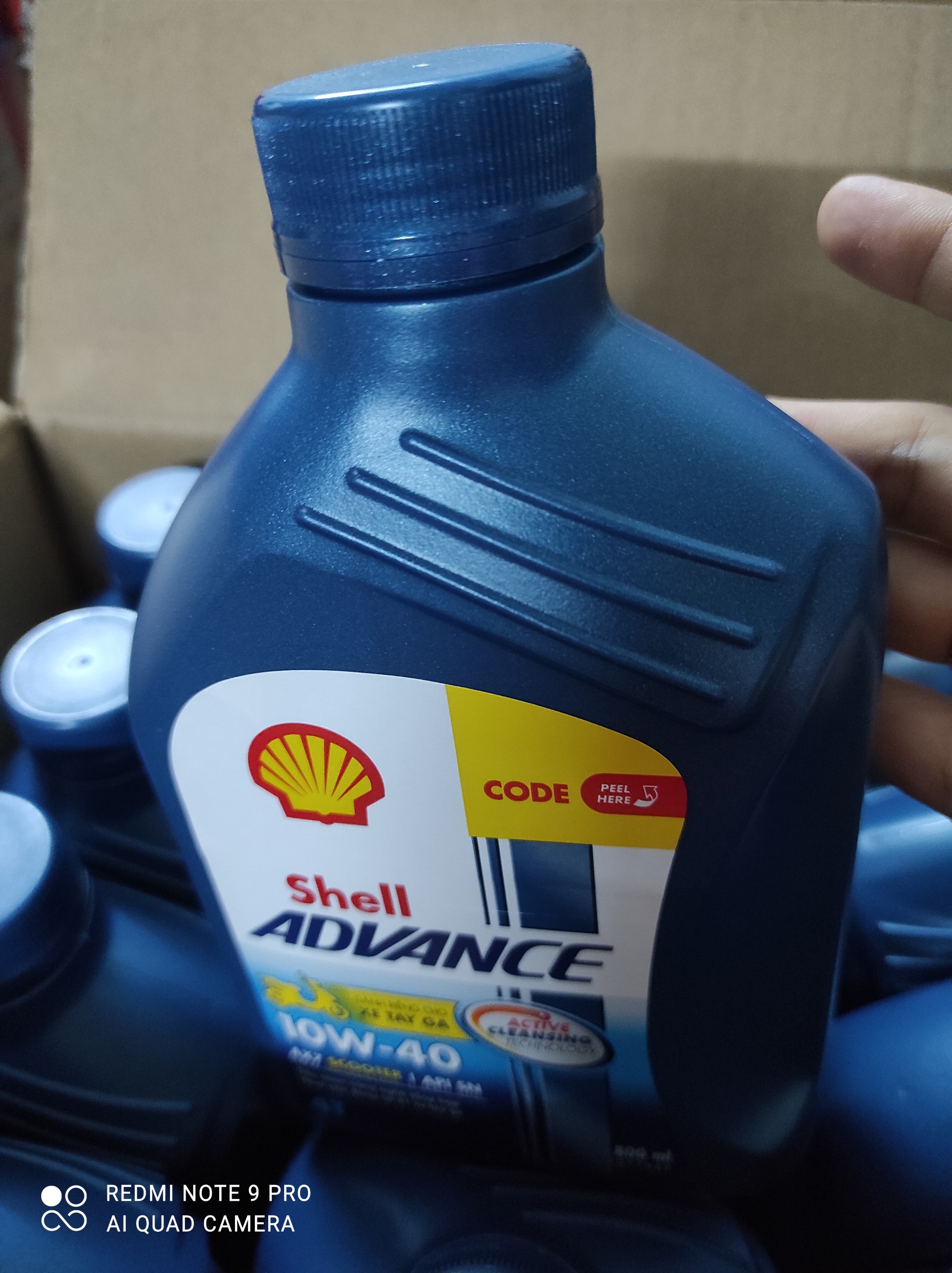 NHỚT SHELL ADVANCE AX7 XE GA  800ML