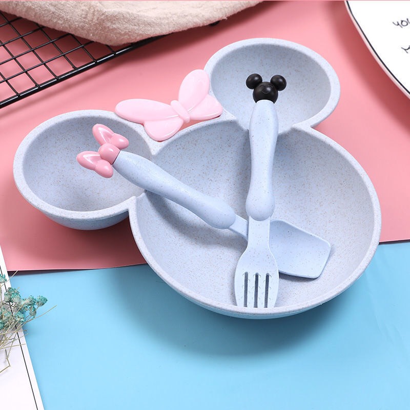 Bộ bát lúa mạch tập ăn dặm cho bé