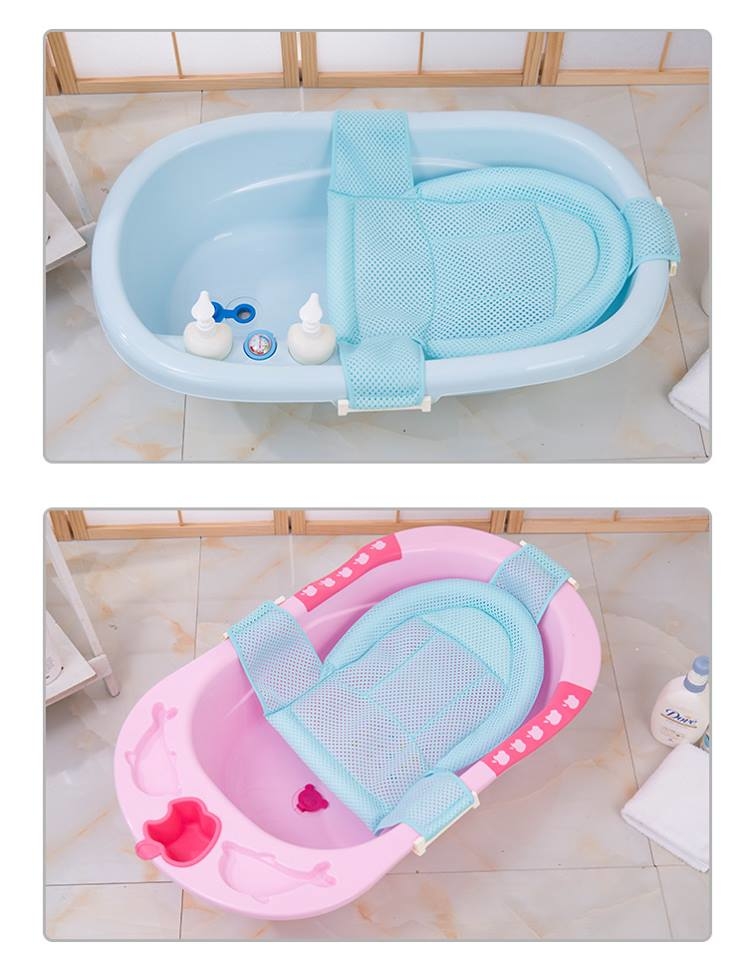 Lưới tắm Hinaata VT04 bảo vệ cột sống bé sơ sinh gắn đc mọi loại chậu