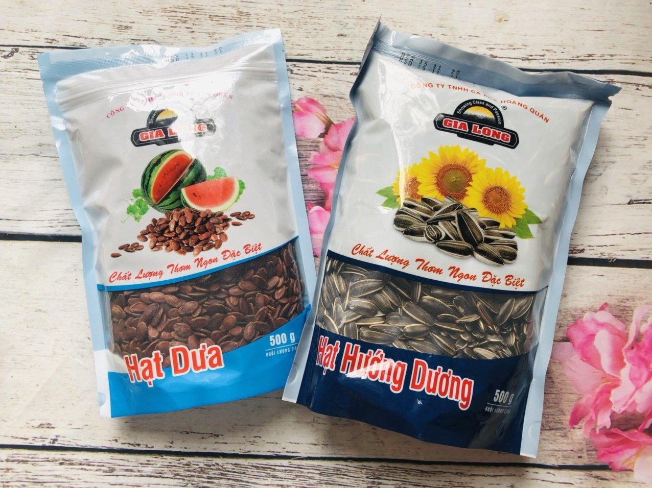 Combo 500G Hạt Bí Và 500G Hạt Hướng Dương