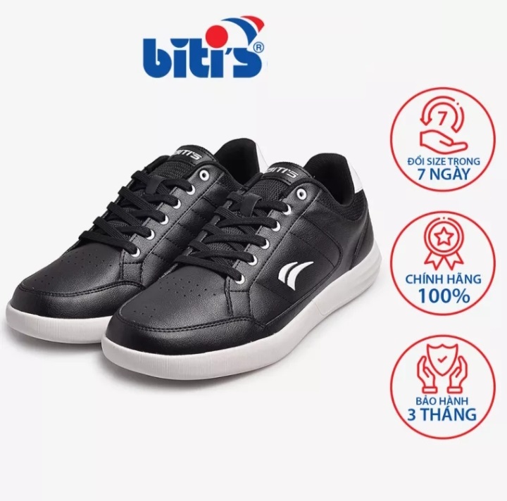Tặng Vớ Bitis  Giày Thể Thao Nam Biti s DSM076000DEN