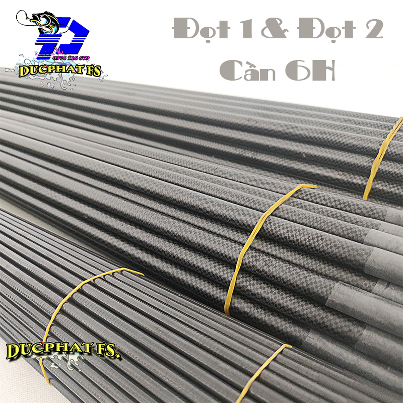 Đọt cần câu đài,{ ĐỌT 1 + ĐỌT 2 }cần 6H. đọt cần cadbon 5h 6h 8h.