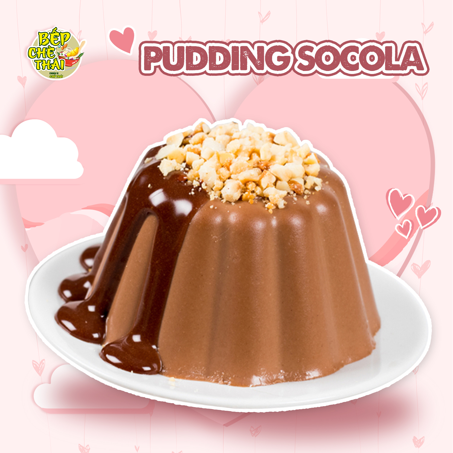 Set làm pudding TRỨNG, DÂU, SOCOLA, KHOAI MÔN,MATCHA