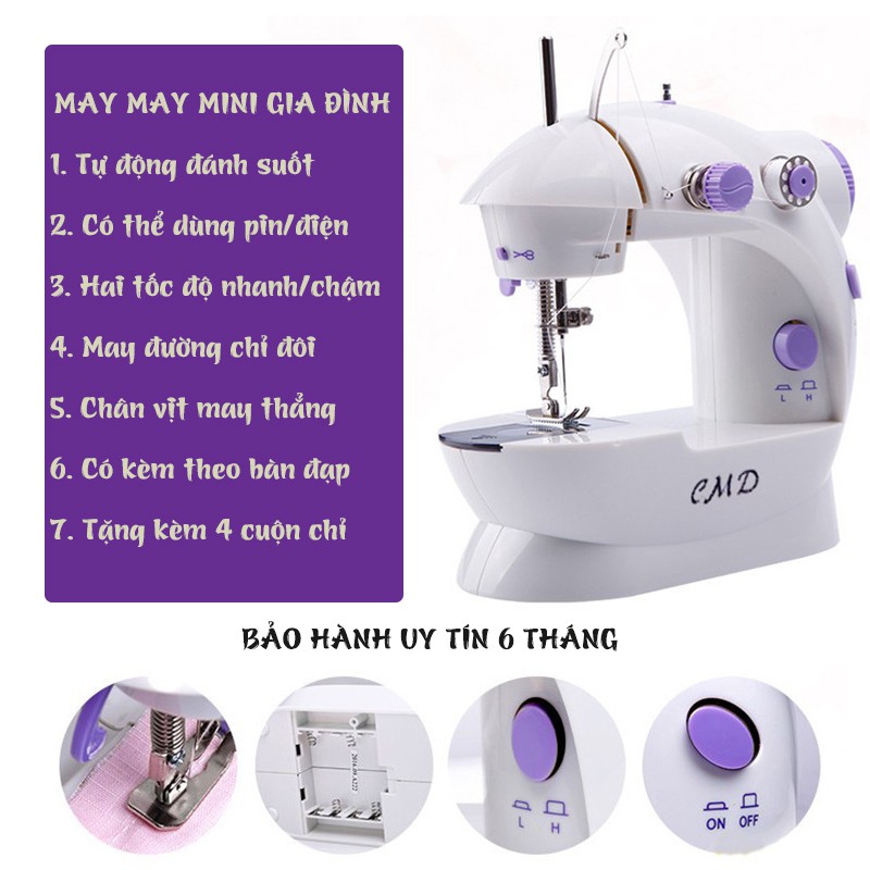 Máy may mini gia đình CMD Bảo Hành 6 Tháng