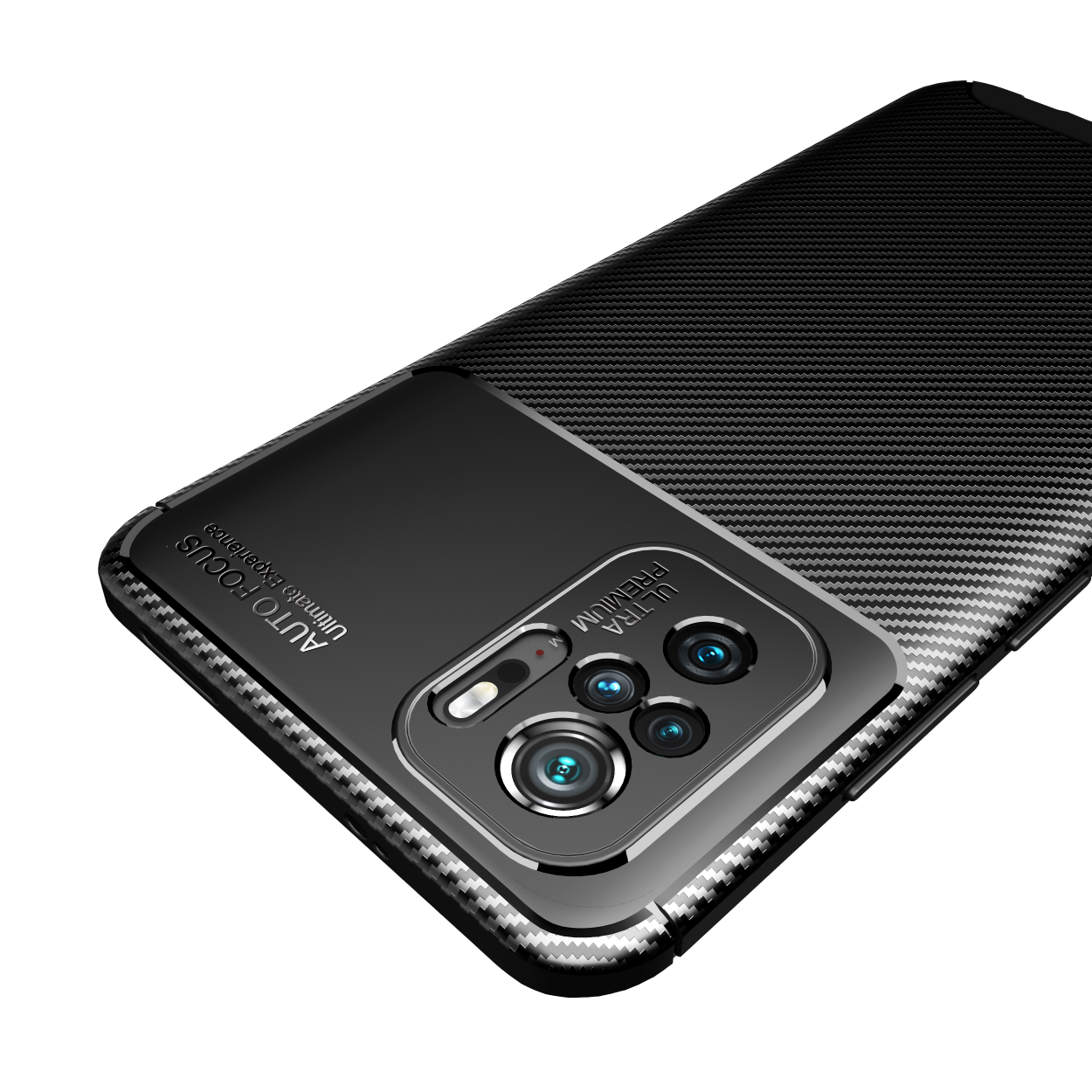 Ốp lưng Xiaomi Redmi Note 10 / Note 10s chống sốc vân rằn ri hiệu Auto Focus cao cấp