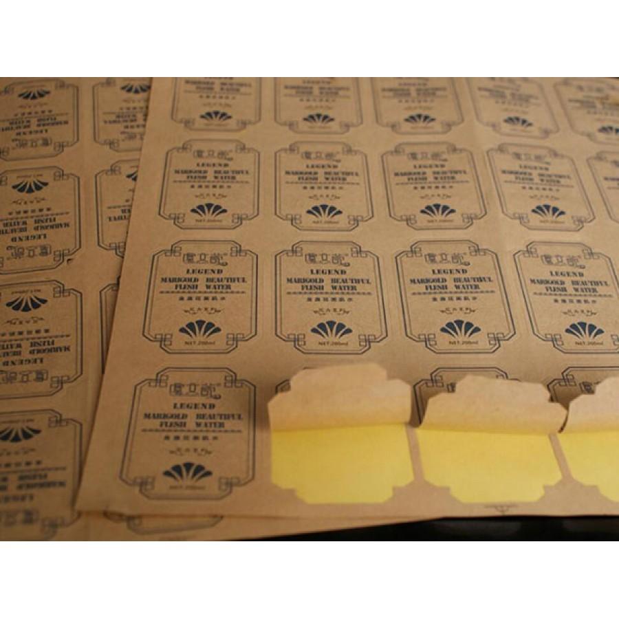 [HCM]Giấy Decal da bò 100 tờ/xấp