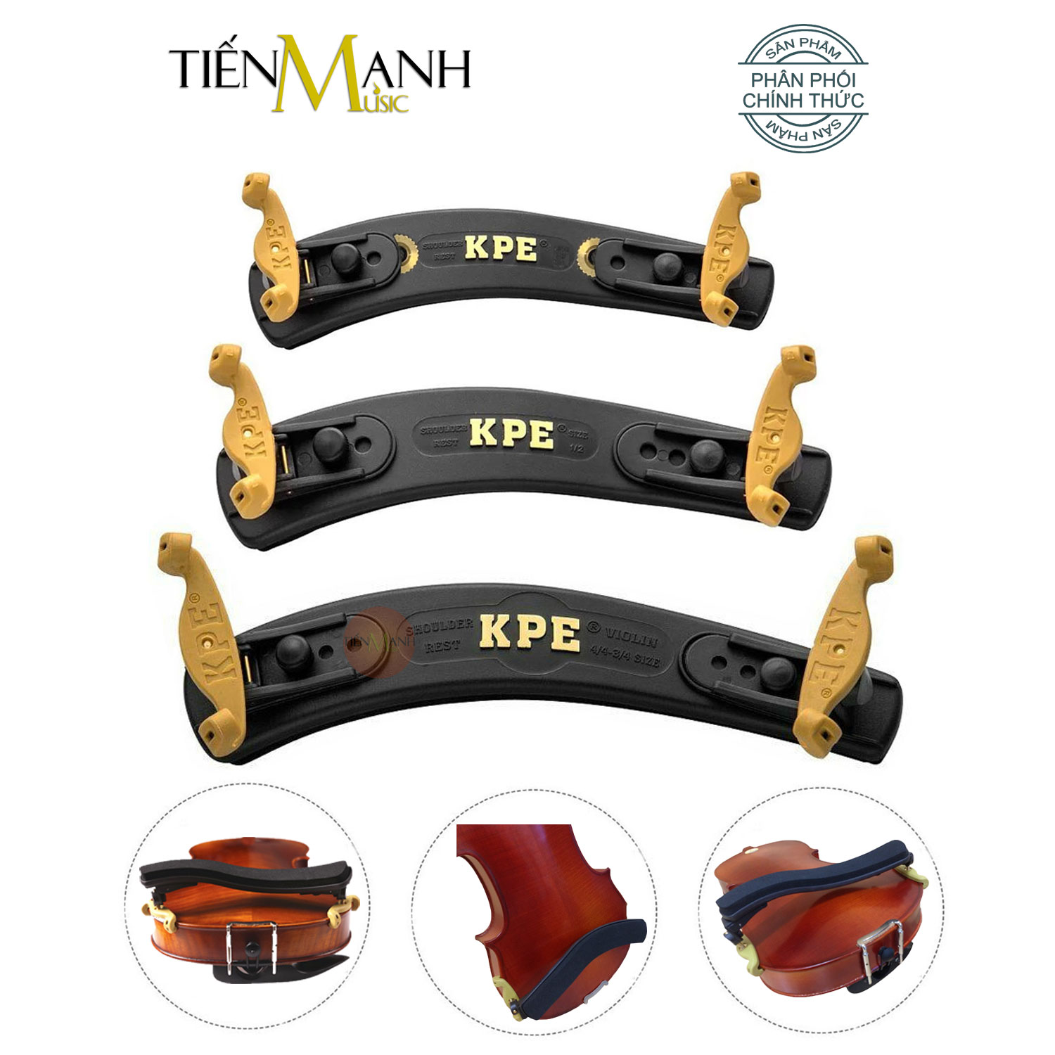 Gối đàn violin kapaier kpe size 4/4, 3/4, 1/2, 1/4, 1/8, 1/10, 1/16 - vĩ cầm no.510, 520, 530 vi-ô-lông violon