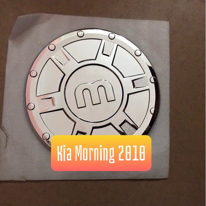ỐP NẮP BÌNH XĂNG XE KIA MORNING 2010 LOẠI DÀY MẠ CROM