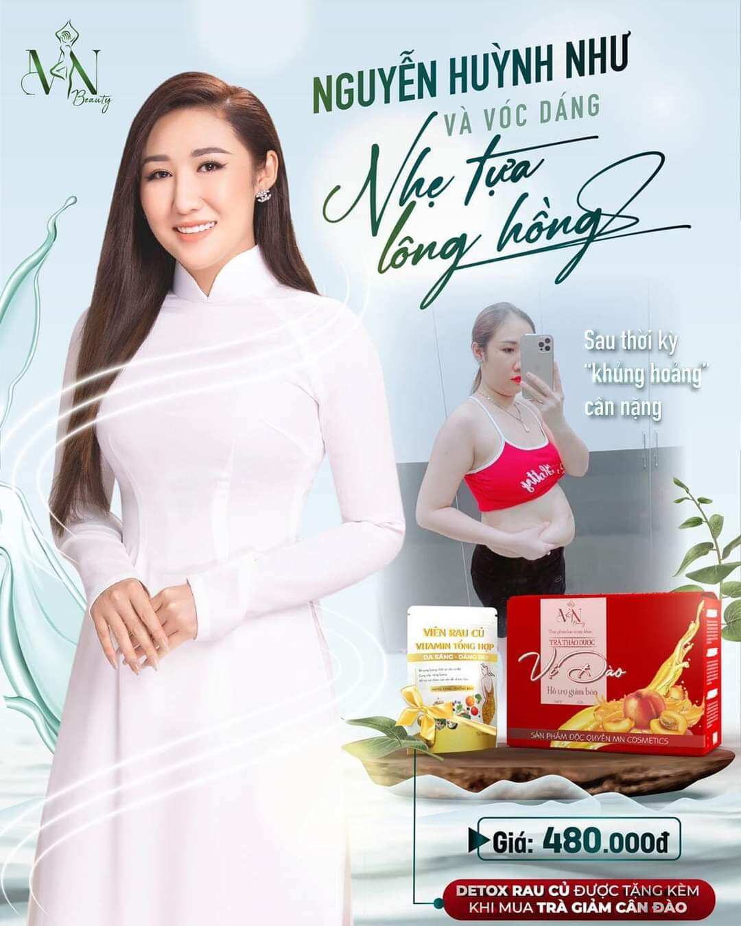 [TẶNG DETOX] TRÀ GIẢM CÂN VỊ ĐÀO ĐÔNG ANH NGUYỄN HUỲNH NHƯ CHÍNH HÃNG CÔNG TY