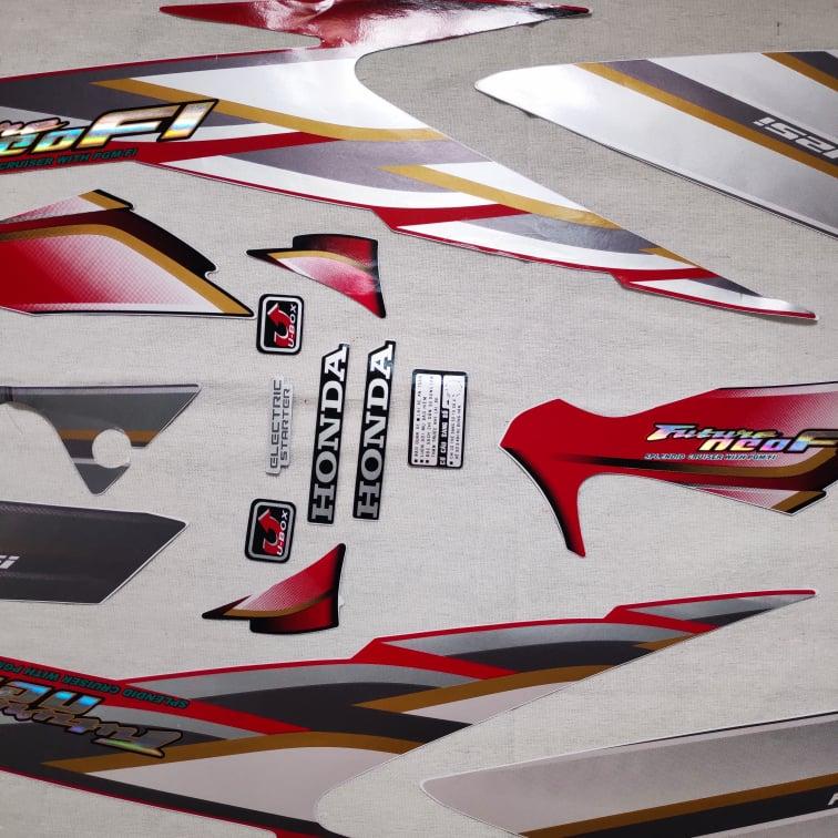 [TƯƠNG LAI] TEM DÁN CHO XE FUTURE NEO 125 FI ĐỜI 2008 3 LỚP ZIN (MÀU ĐỎ)