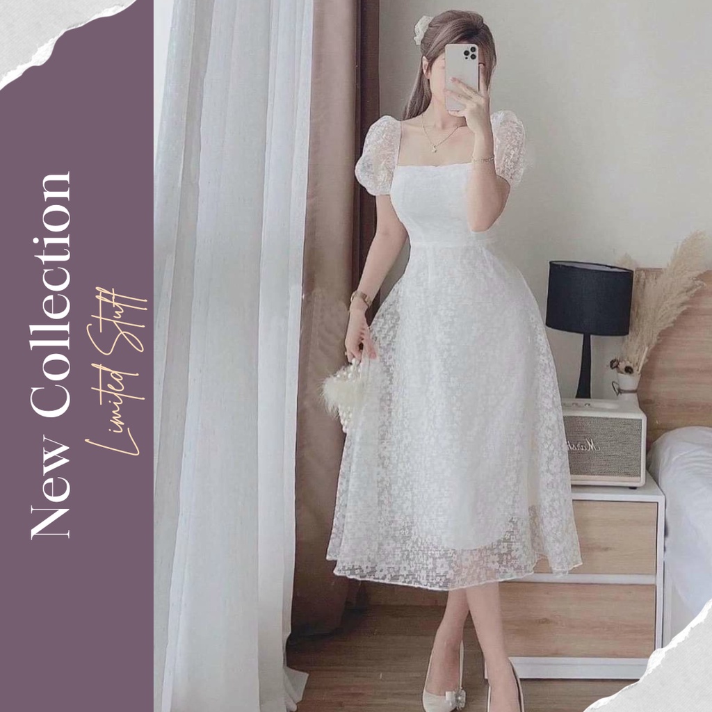 váy trắng đi bàn, váy cưới phù dâu đẹp tay dài - Đầm, váy nữ |  ThờiTrangNữ.vn