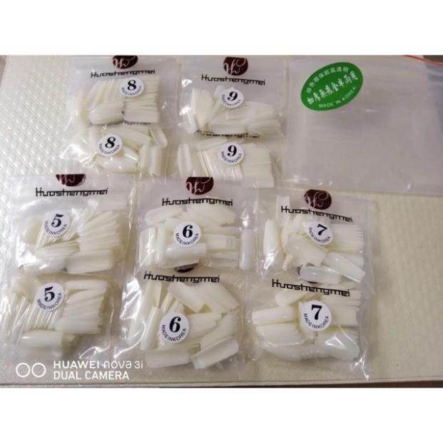 Móng Úp HSM lẻ size theo gói50 móng(Size4- 5-6-7-8-9)