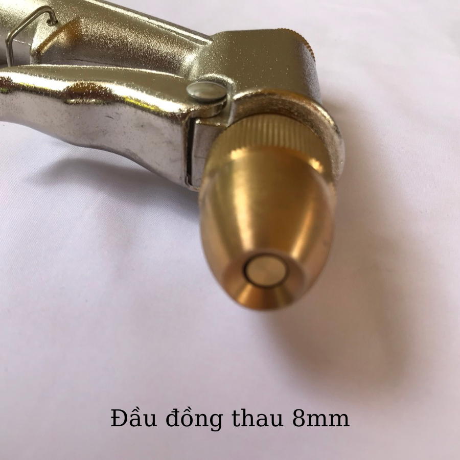 Vòi Nước Rửa Xe Tăng Áp Vòi Xịt Nước Đa Năng Hợp Kim Đầu Đồng Cao Cấp Tiết Kiệm Tặng Cổ Dê Lá Thép 19mm, Vòi Hợp Kim Kẽm 2026