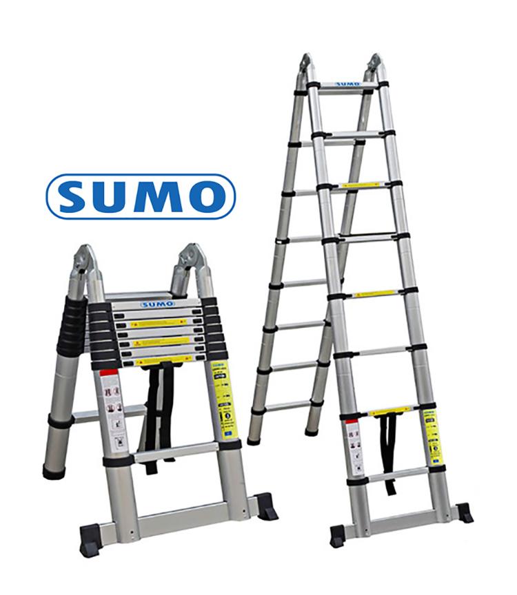 Thang nhôm chữ A rút gọn SUMO ADT807B