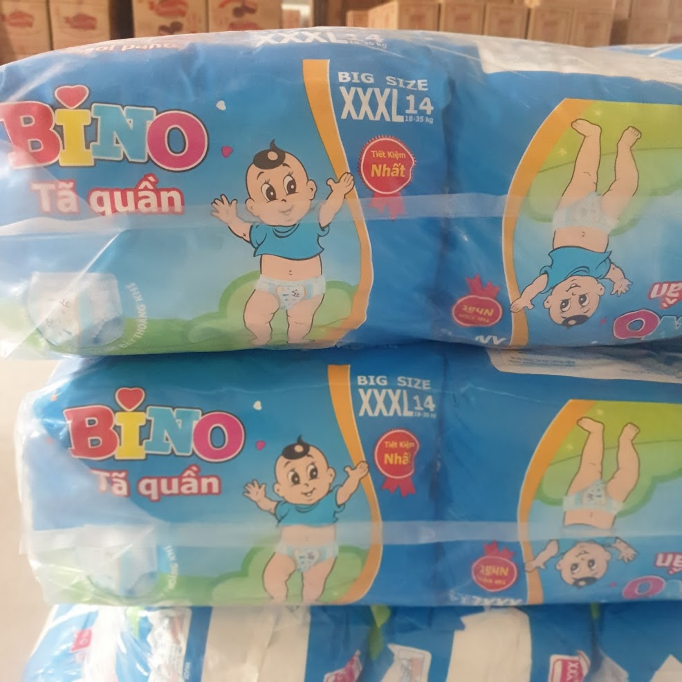 Tã quần Bino Bigsize XXXL 14 miếng (18-35kg)