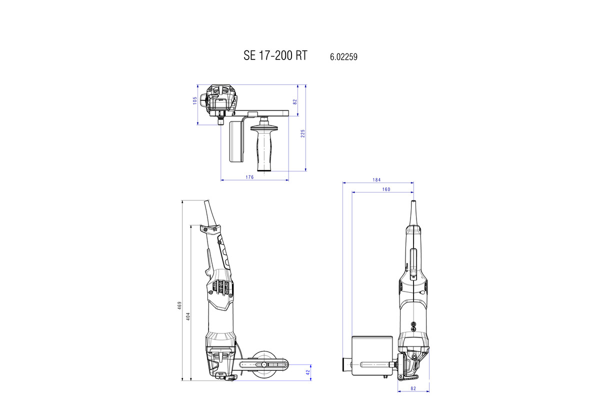Máy Đánh Bóng Metabo SE 17-200 RT