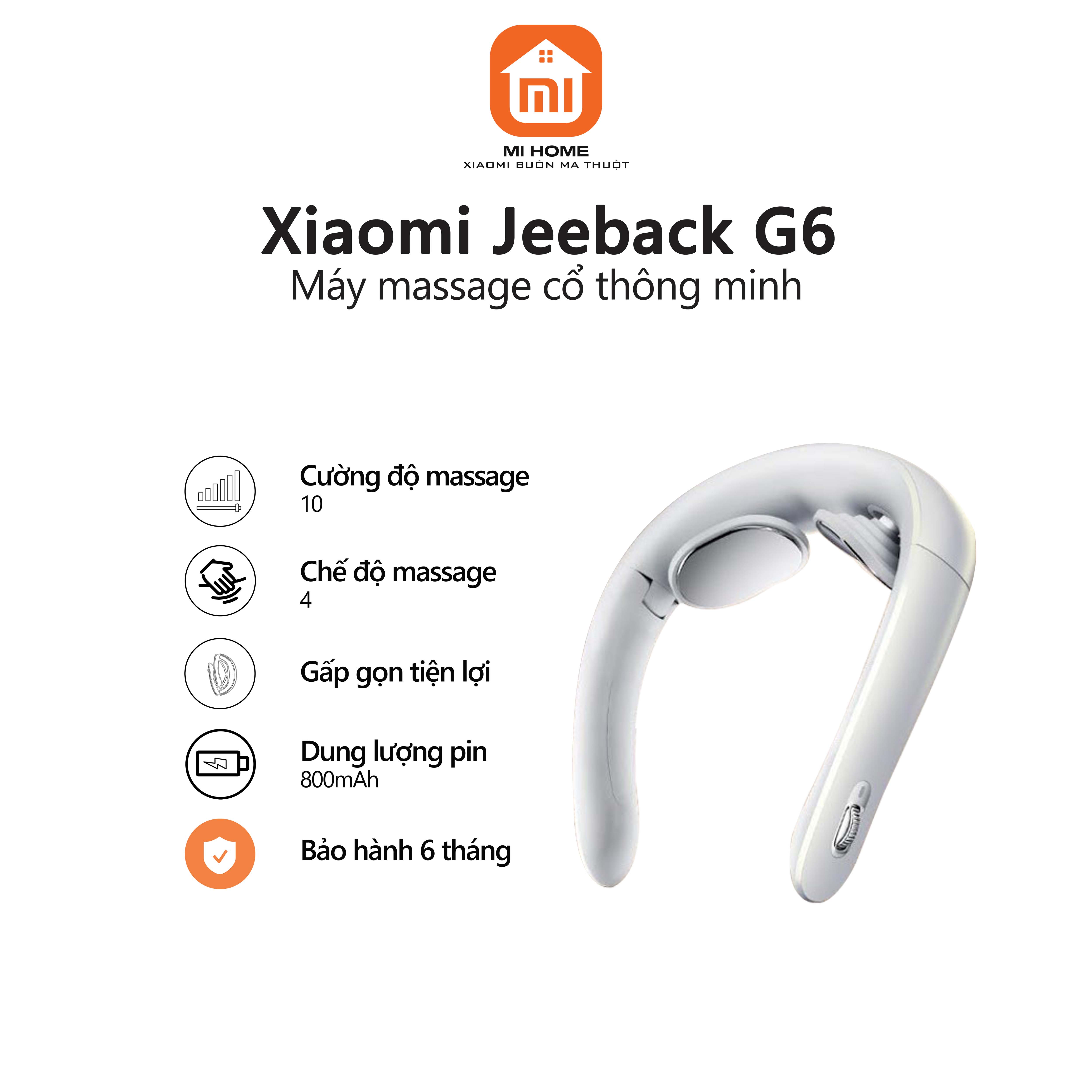 Máy massage cổ vai gáy Jeeback G6 thông minh
