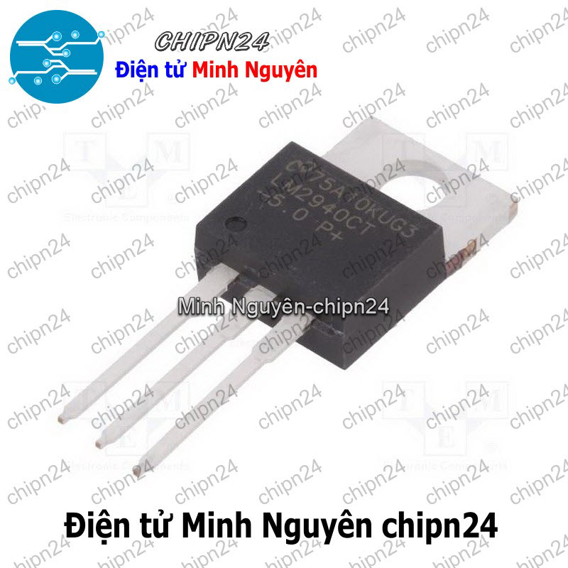 [2 con] (DIP) IC LM2940-5V TO-220 (LM2940CT-5.0 LM2940 2940 5V) - HH003984