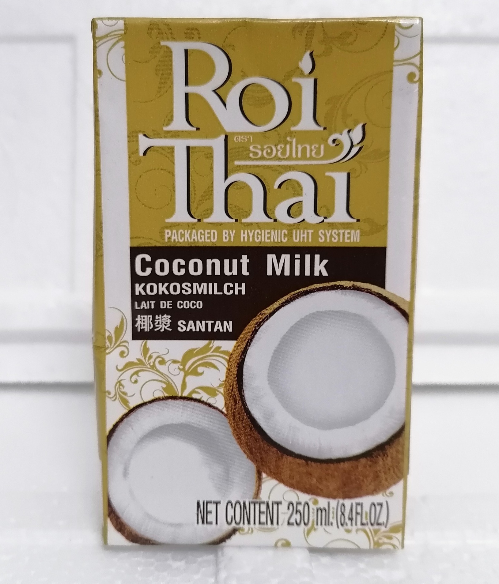 [Hộp nhỏ 250ml] NƯỚC CỐT DỪA [Thailand] ROI THAI Coconut Milk (halal) (ttdt)