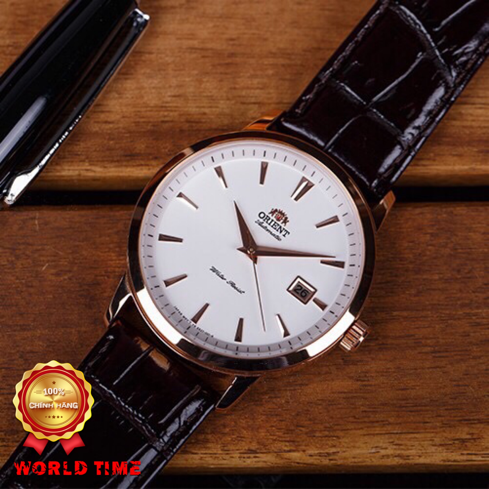 Đồng Hồ Nam Orient  FER27003W0 [ Full Box + Sổ Bảo Hành Hãng ] Automatic  , Chống Nước, Dây Da Đen
