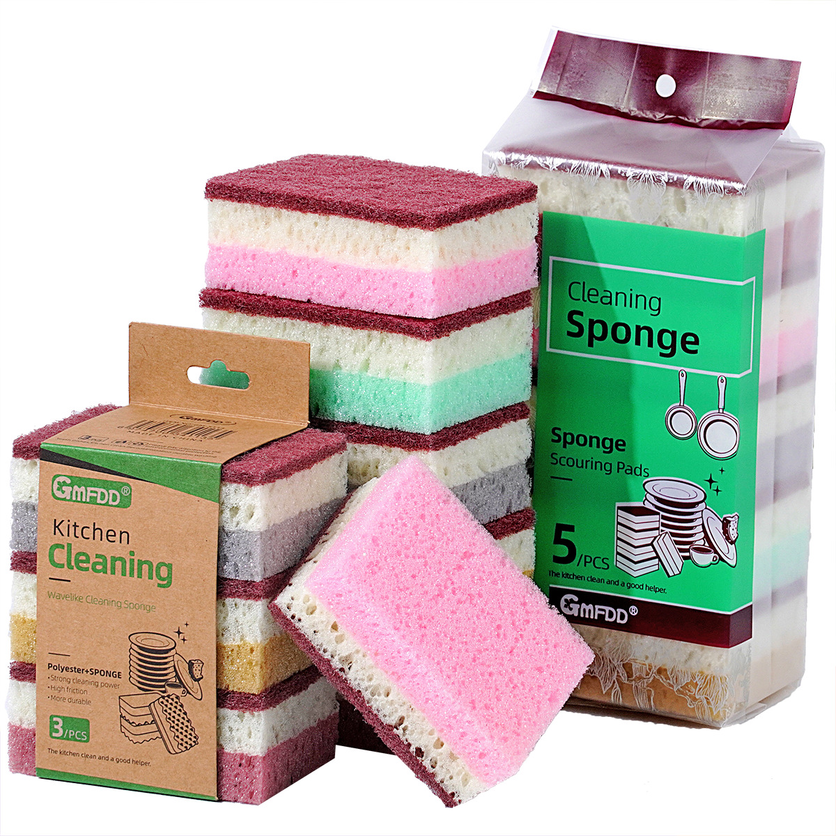 Combo 5 miếng rữa chén bọt biển
