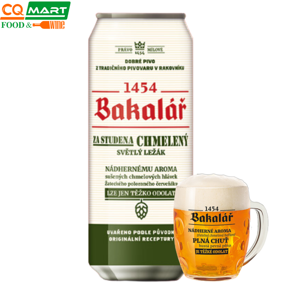 Bia Bakalar Dry Hopped 5.2% Lon 500ml