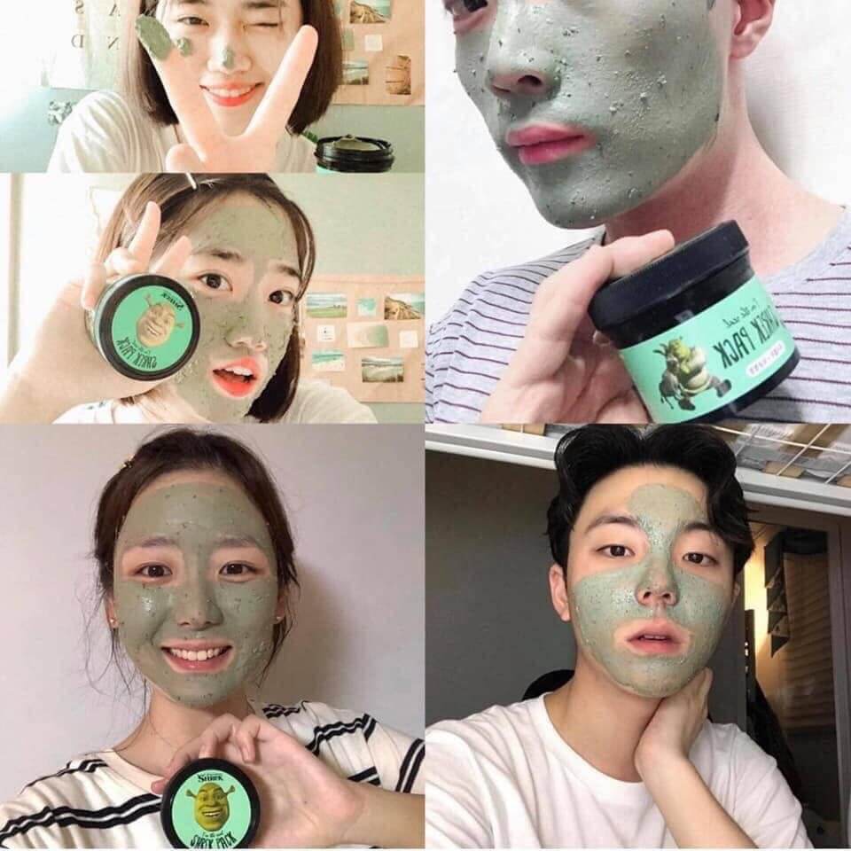 Mặt Nạ Đất Sét Bạc Hà Dreamworks I'm The Real Shrek Pack