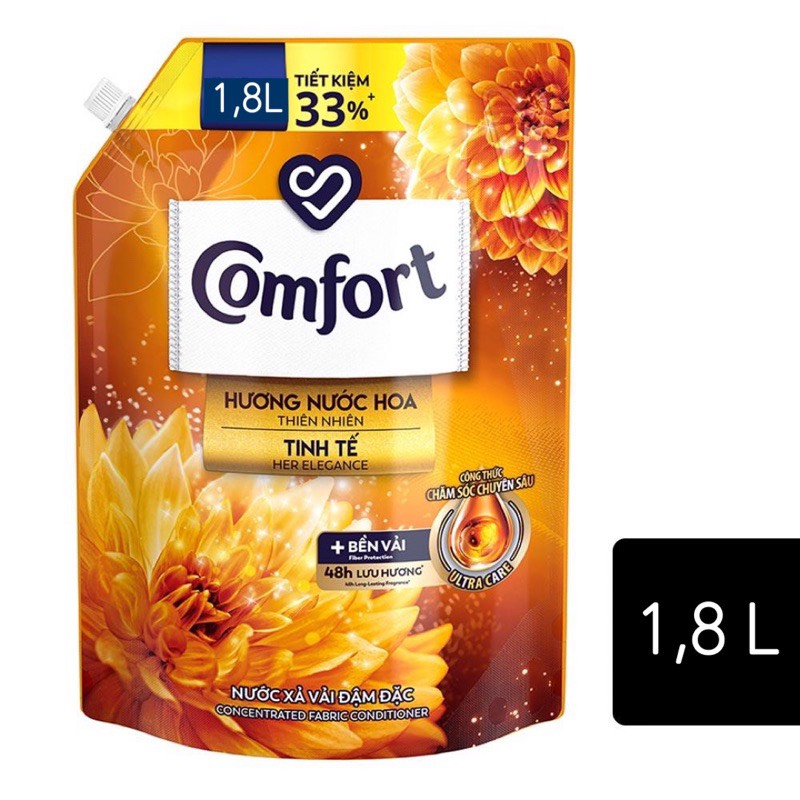 NƯỚC XẢ LÀM MỀM VẢI COMFORT 1,8L
