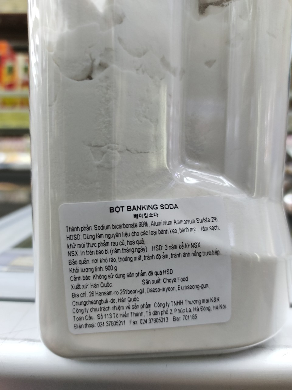 Bột Baking Soda Hàn Quốc 900G - 베이깅 소다