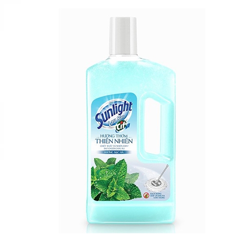 Nước lau sàn Sunlight 1kg hoa thiên thảo