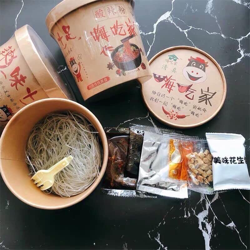 [Loại ngon] Thùng Miến chua cay Trùng Khánh (6 hộp)