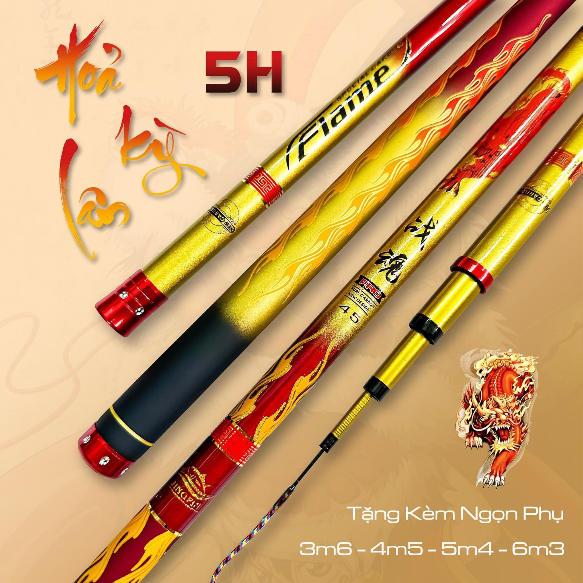 cần câu tay hoả kỳ lân 5h
