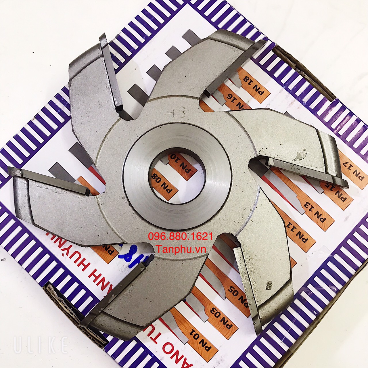 MŨI PHAY GỖ ĐÁNH VÁN HUỲNH PN08 6 CÁNH
