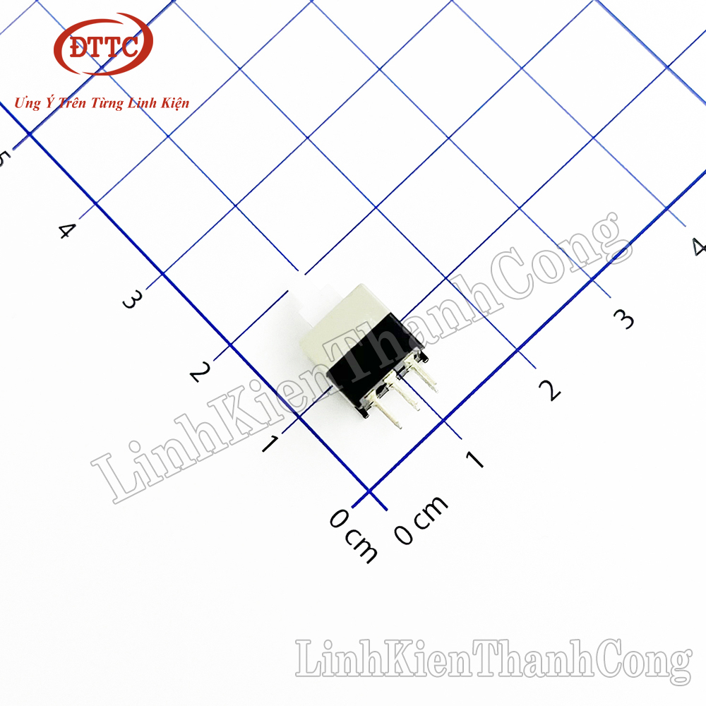 Nút Nhấn 6 Chân Tự Giữ 7x7mm, 8.5x8.5mm